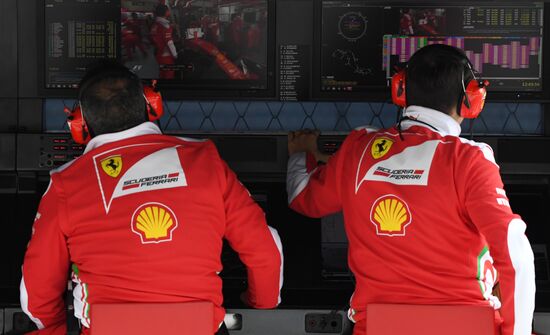 2016 Formula 1 Russian Grand Prix. Third practice session