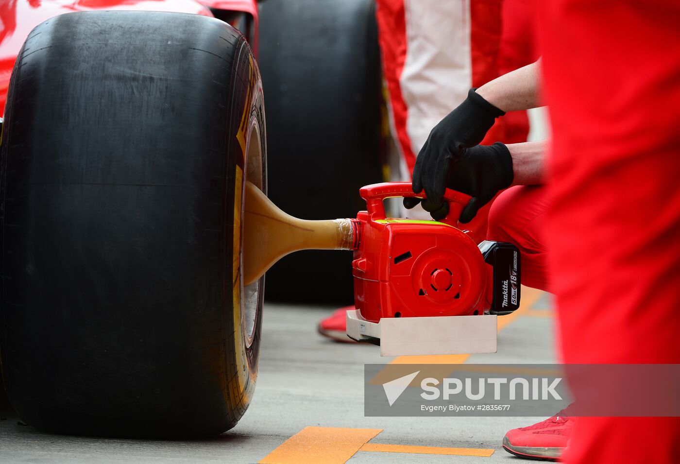 2016 Formula 1 Russian Grand Prix. Third practice session