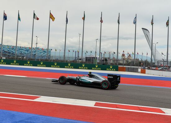 2016 Formula 1 Russian Grand Prix. Practice 3