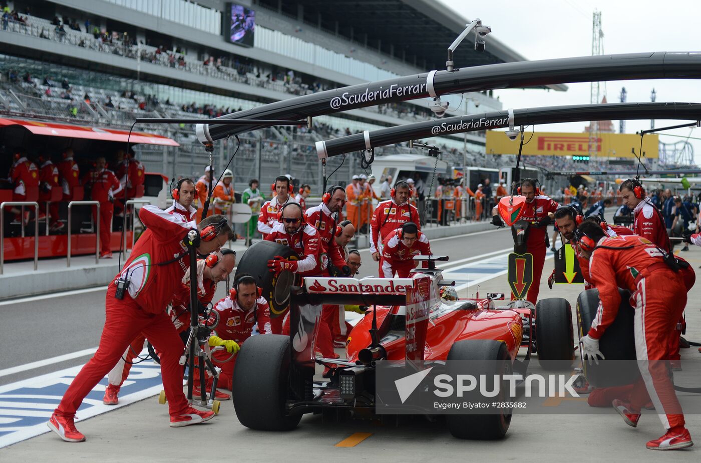 2016 Formula 1 Russian Grand Prix. Practice 3
