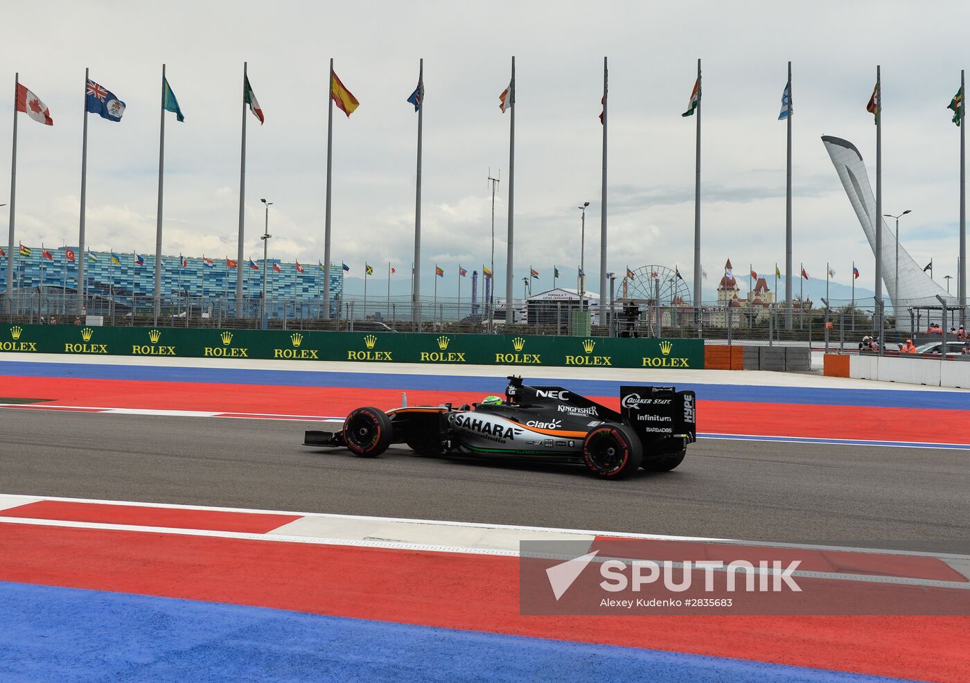 2016 Formula 1 Russian Grand Prix. Practice 3