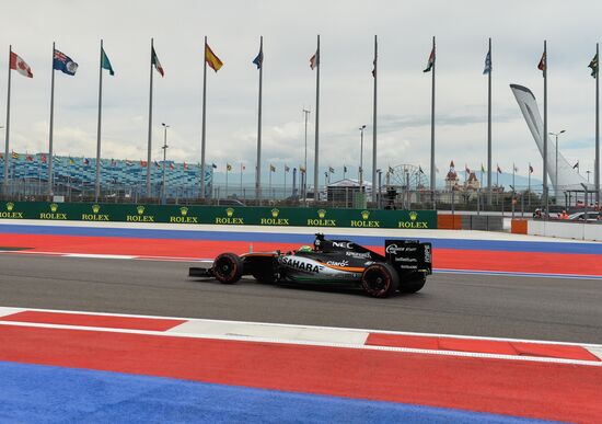 2016 Formula 1 Russian Grand Prix. Practice 3