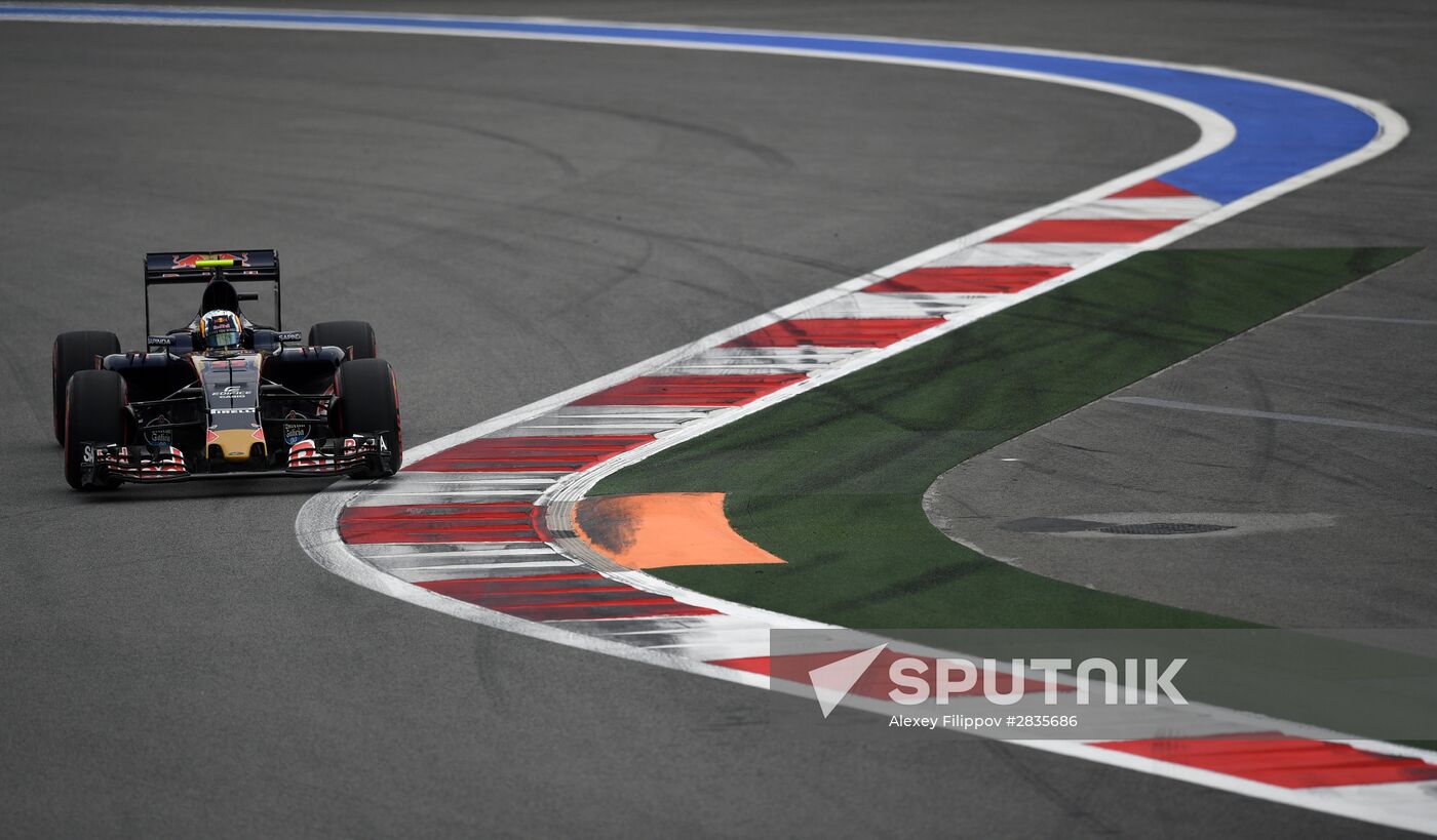 2016 Formula 1 Russian Grand Prix. Practice three