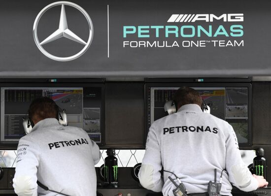 2016 Formula 1 Russian Grand Prix. Third practice session