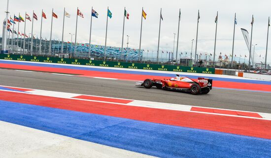2016 Formula 1 Russian Grand Prix. Practice 3