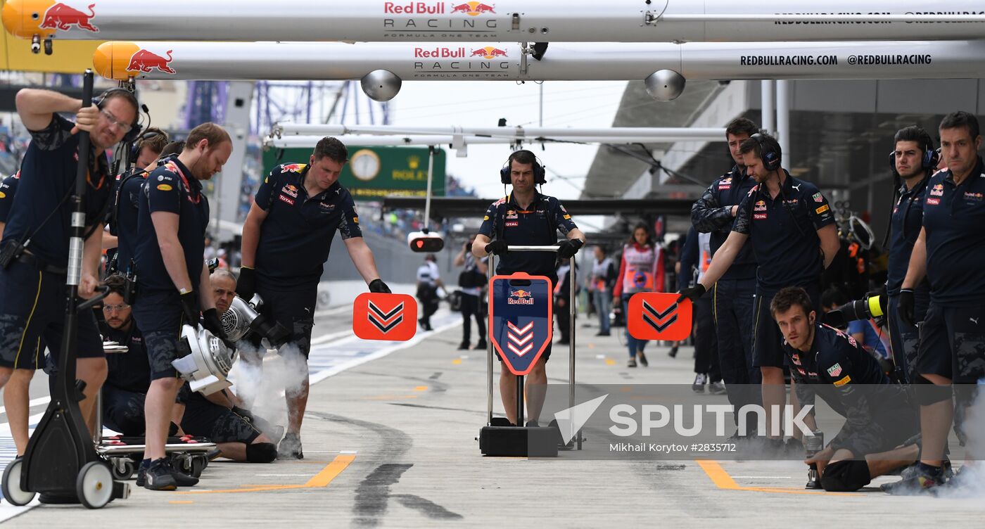 2016 Formula 1 Russian Grand Prix. Third practice session