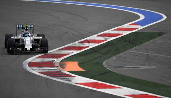 2016 Formula 1 Russian Grand Prix. Practice three