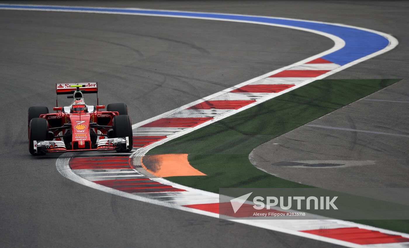 2016 Formula 1 Russian Grand Prix. Practice three