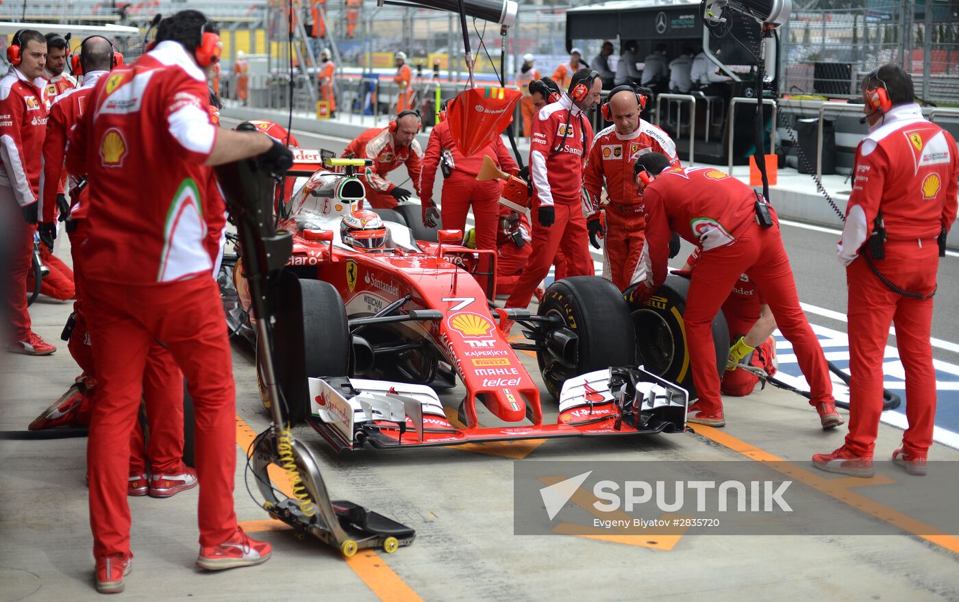 2016 Formula 1 Russian Grand Prix. Practice three