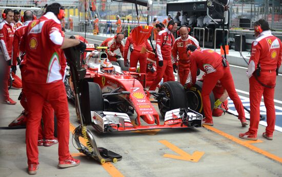 2016 Formula 1 Russian Grand Prix. Practice three