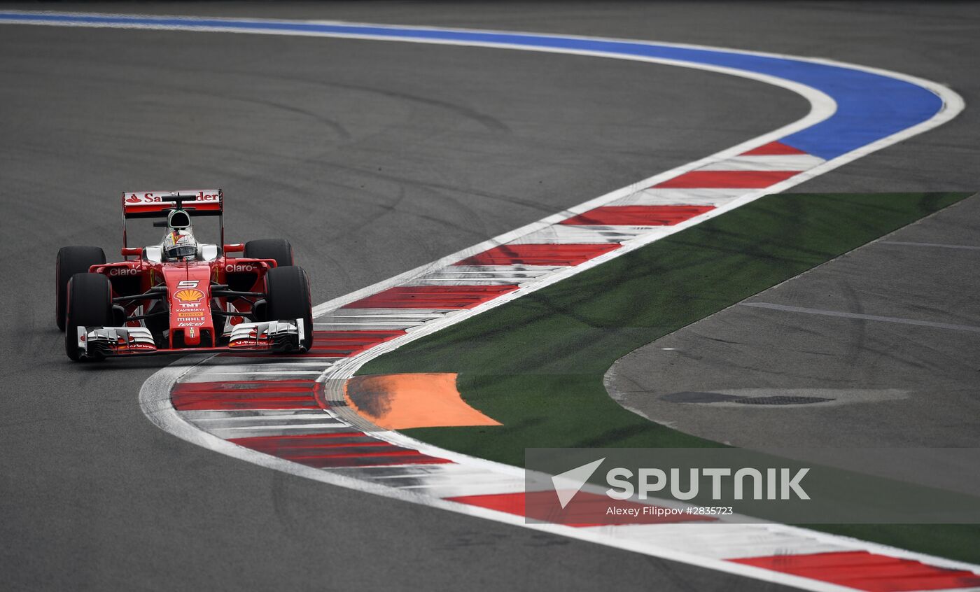 2016 Formula 1 Russian Grand Prix. Practice three