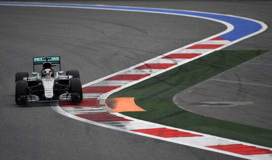 2016 Formula 1 Russian Grand Prix. Practice three