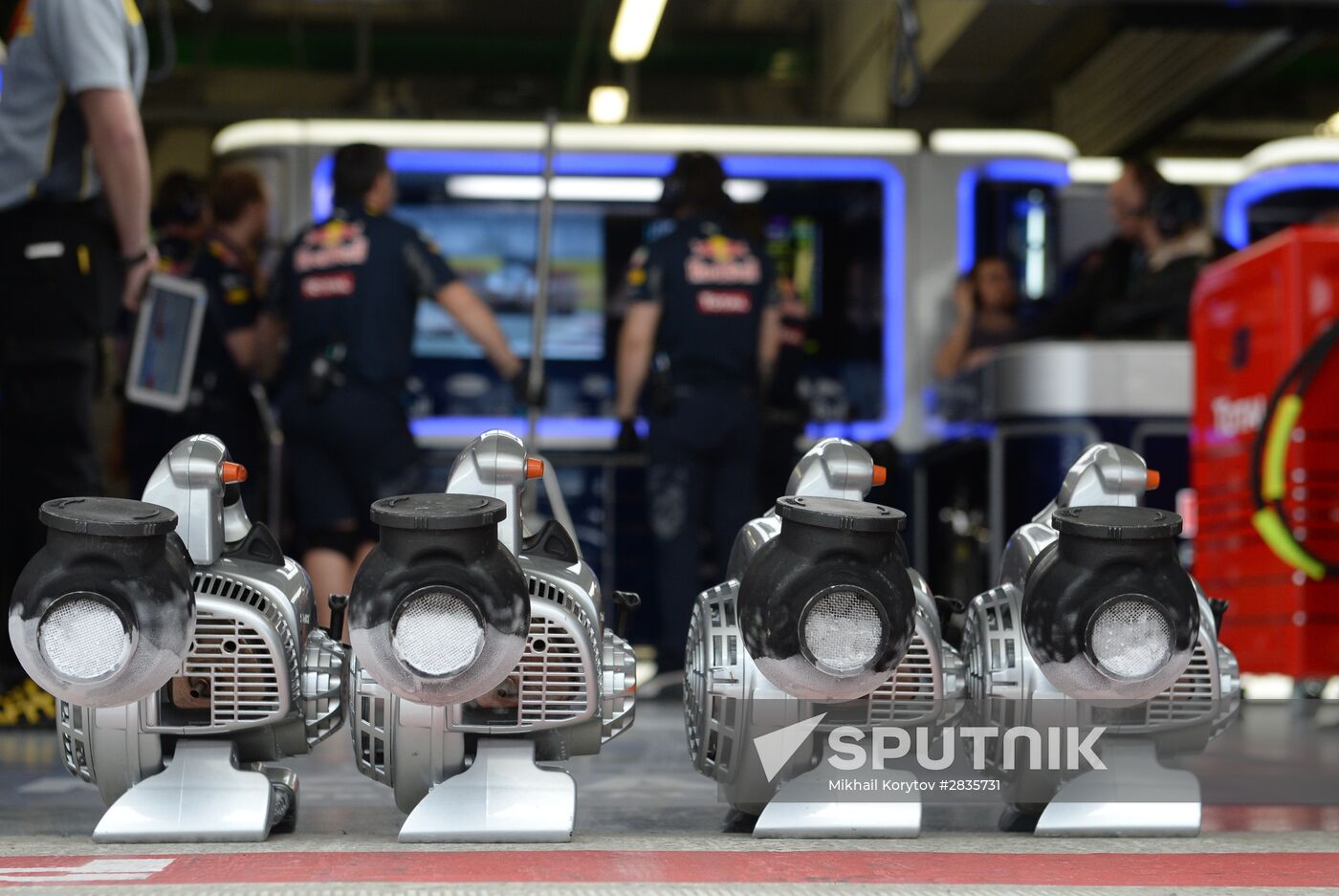 2016 Formula 1 Russian Grand Prix. Third practice session