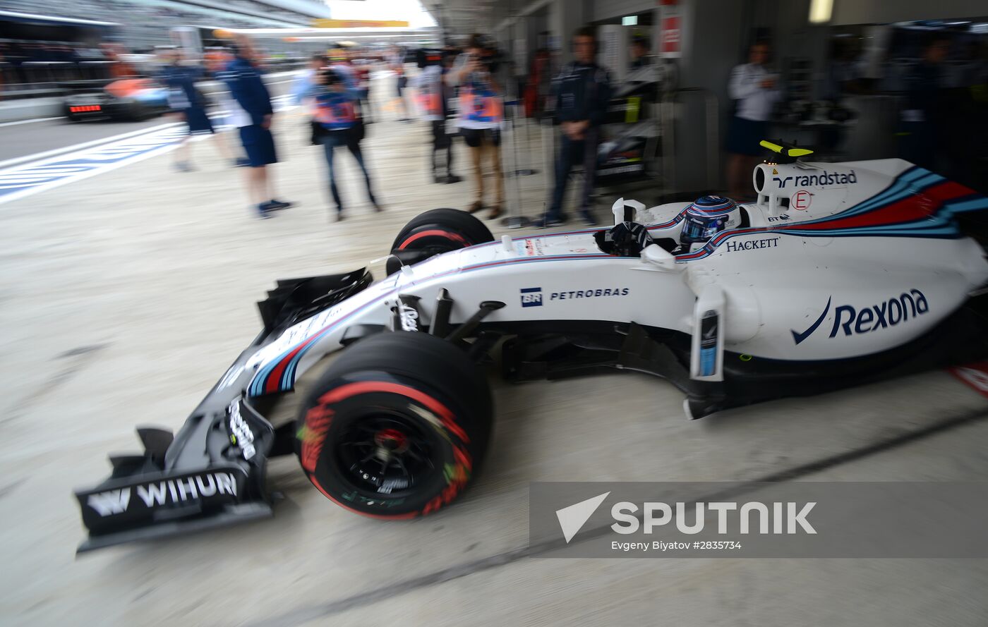 2016 Formula 1 Russian Grand Prix. Practice 3