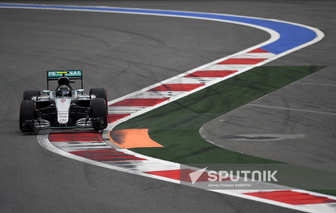 2016 Formula 1 Russian Grand Prix. Practice three