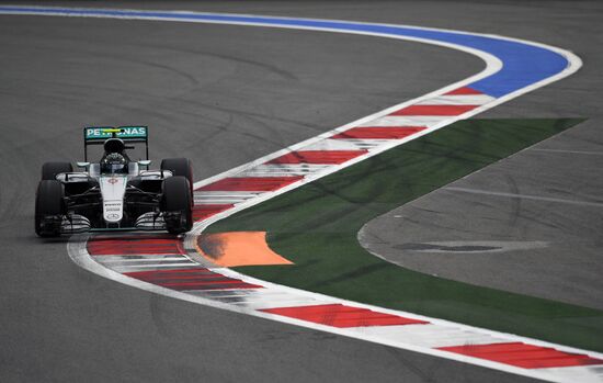 2016 Formula 1 Russian Grand Prix. Practice three
