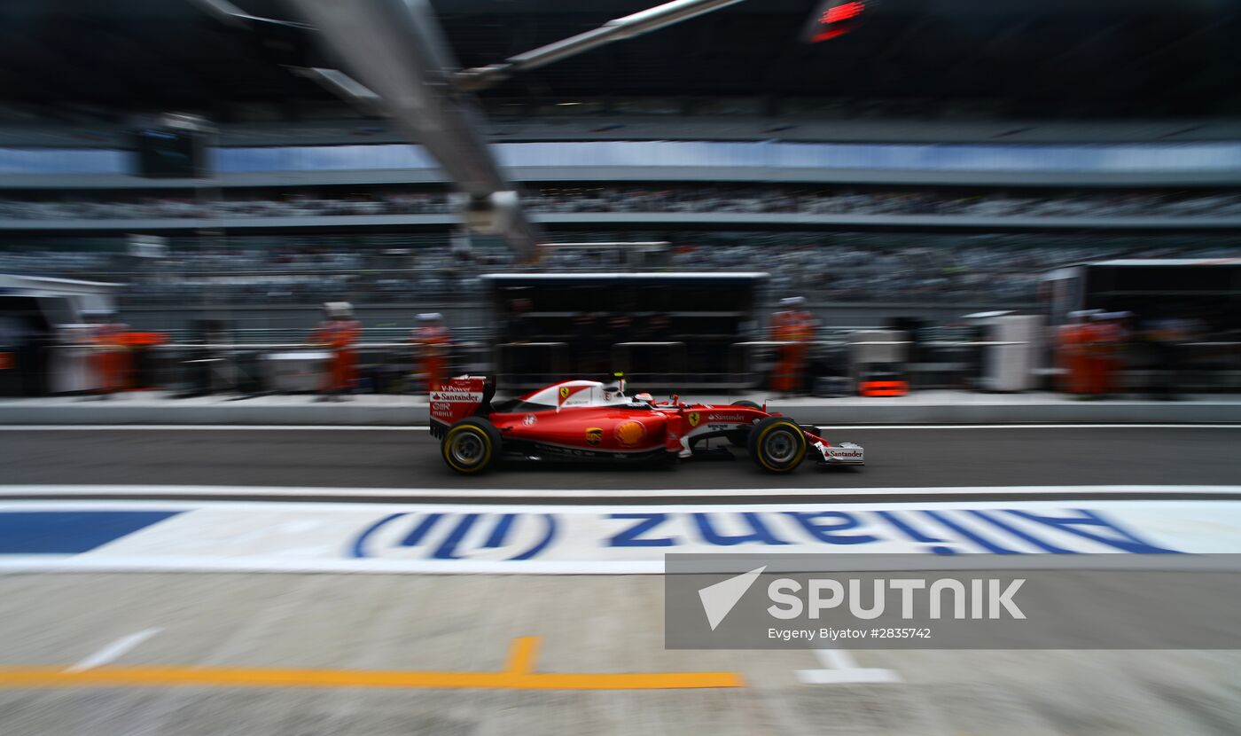 2016 Formula 1 Russian Grand Prix. Practice three