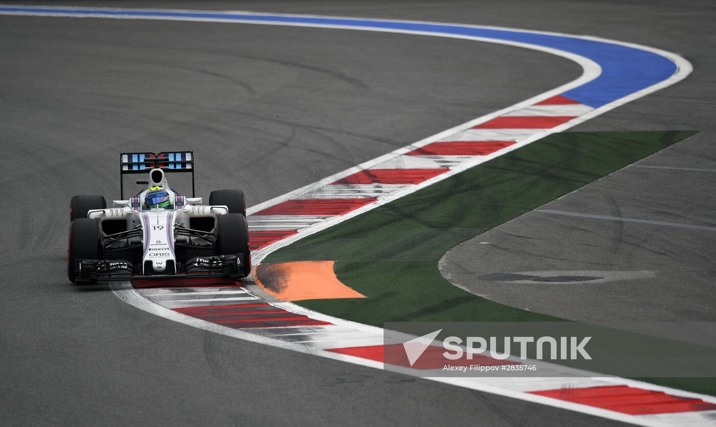 2016 Formula 1 Russian Grand Prix. Practice three