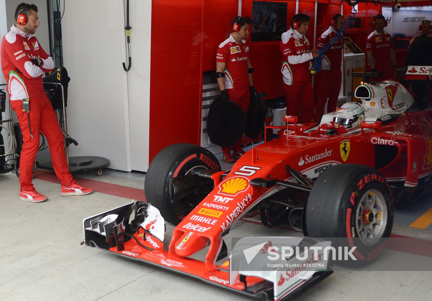 2016 Formula 1 Russian Grand Prix. Practice three