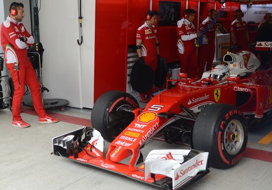 2016 Formula 1 Russian Grand Prix. Practice three