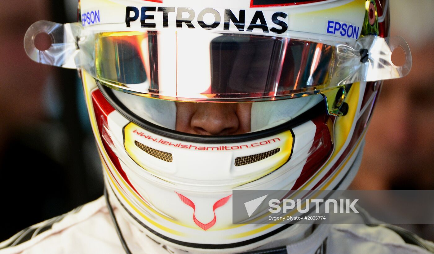 2016 Formula 1 Russian Grand Prix. Practice three