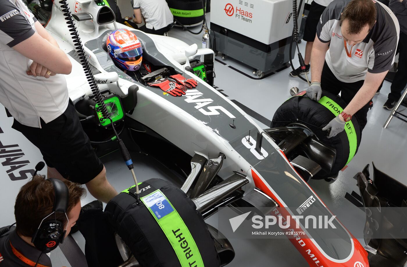 2016 Formula 1 Russian Grand Prix. Practice three