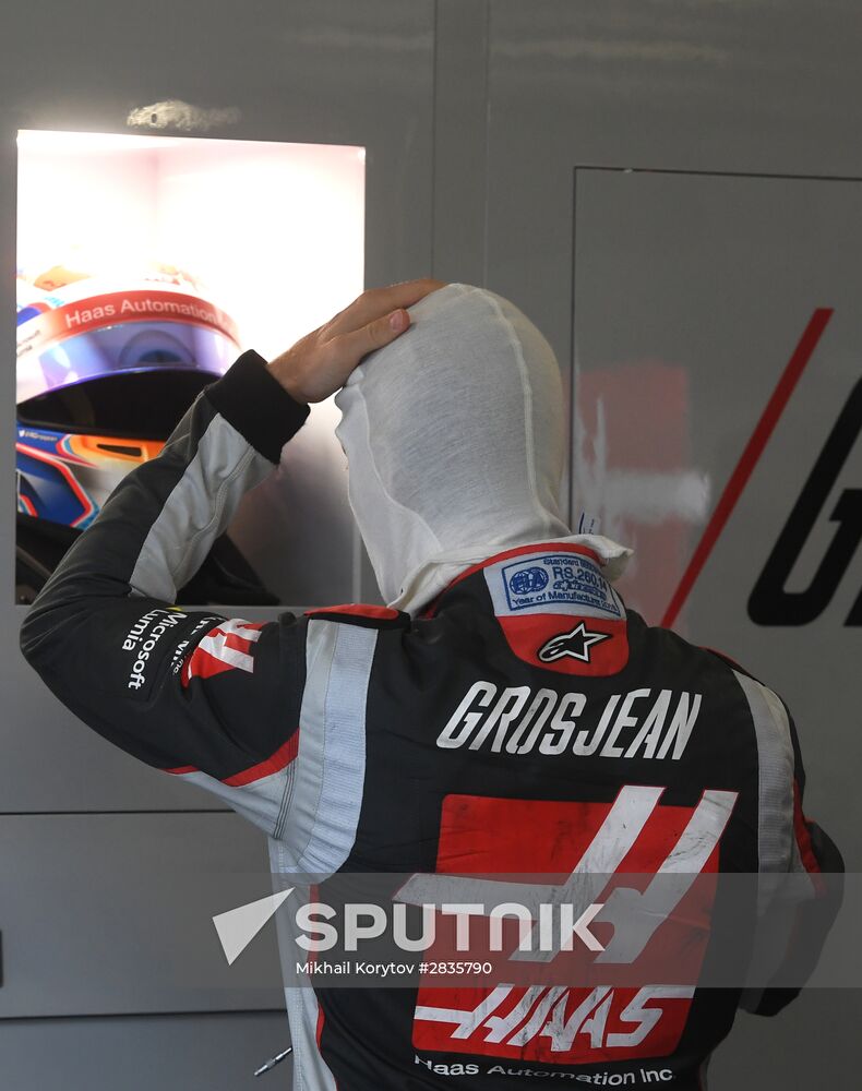 2016 Formula 1 Russian Grand Prix. Practice three