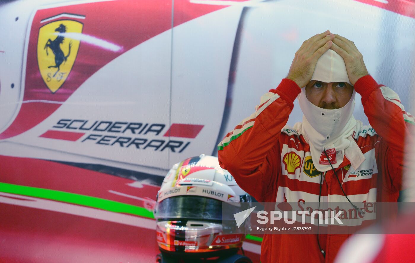 2016 Formula 1 Russian Grand Prix. Practice 3