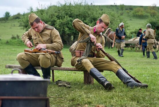 Liberation of Simferopol battles re-enacted