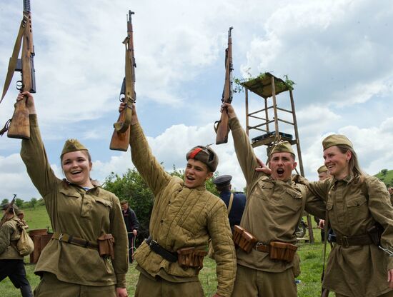 Liberation of Simferopol battles re-enacted