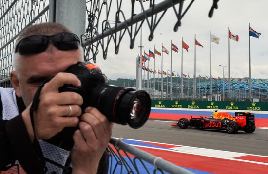 2016 Formula 1 Russian Grand Prix. Third practice session
