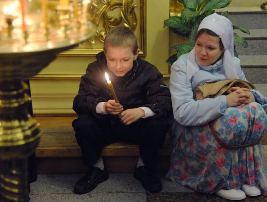 Easter celebrated in Russia