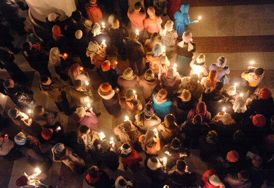 Easter celebrated in Russia