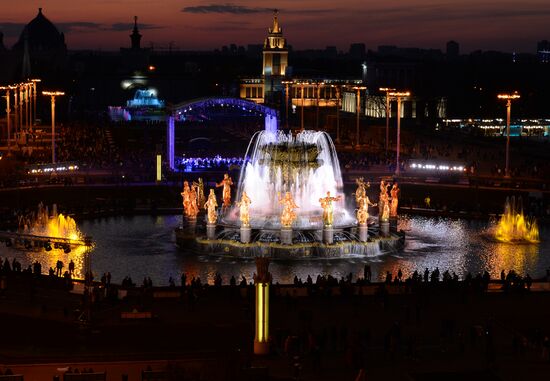 Fountains launched at VDNKh
