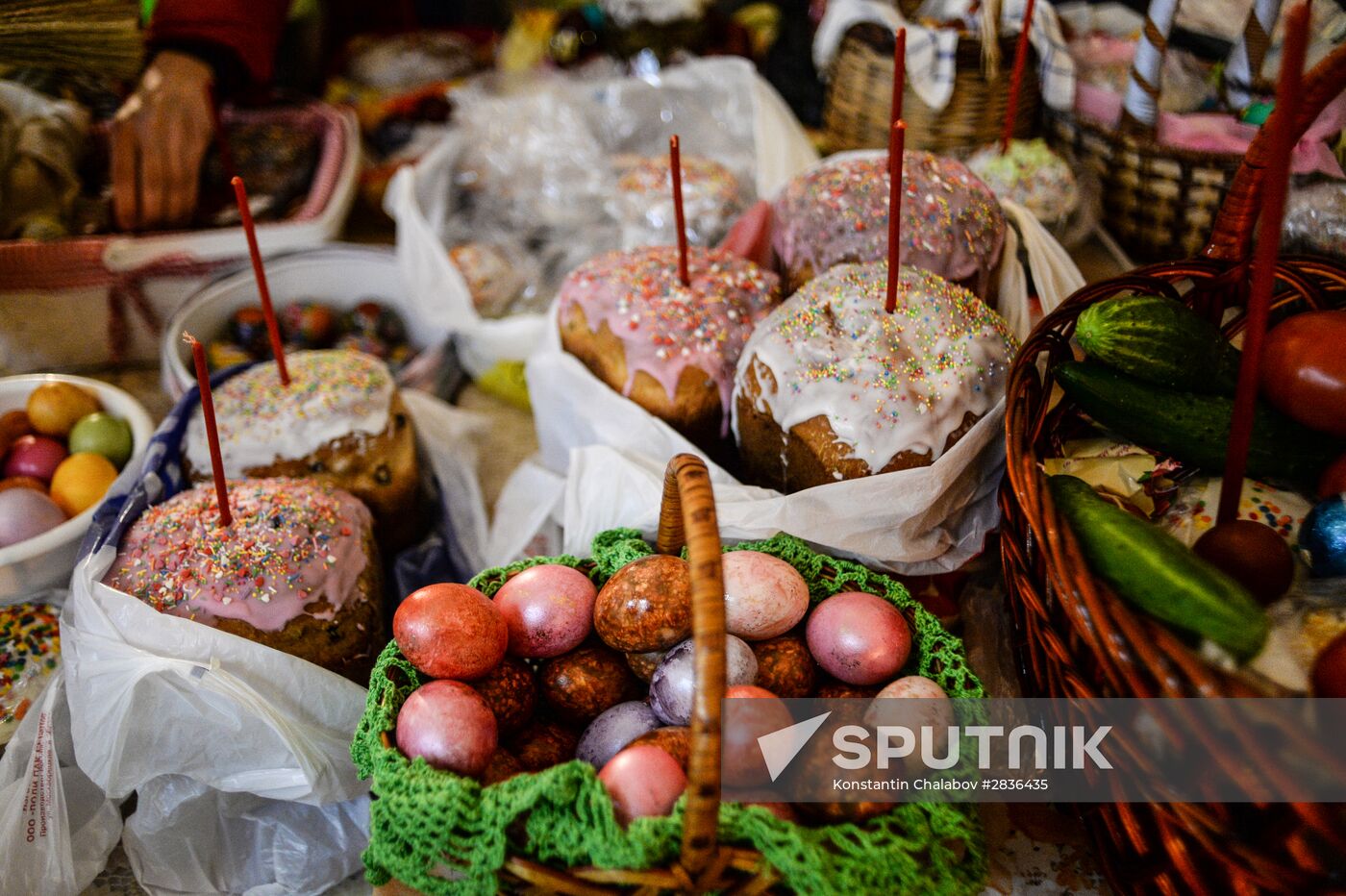 Easter celebrated in Russia