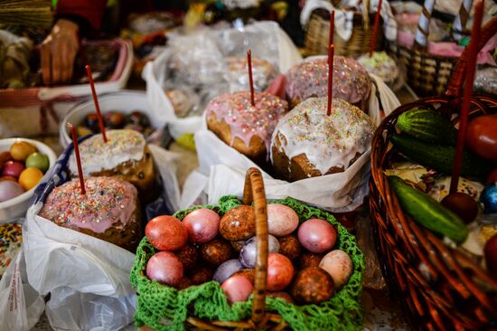 Easter celebrated in Russia