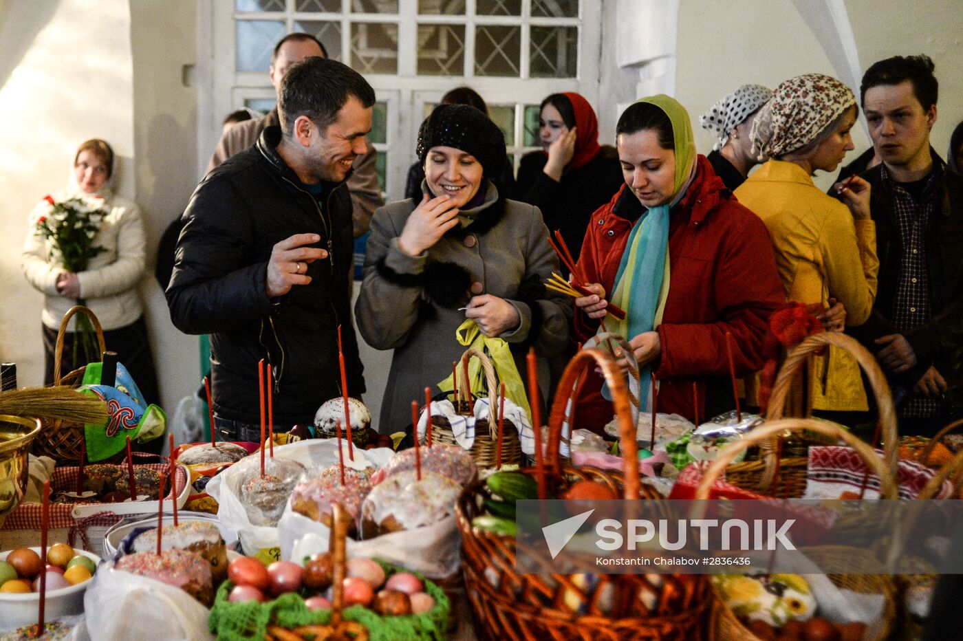 Easter celebrated in Russia