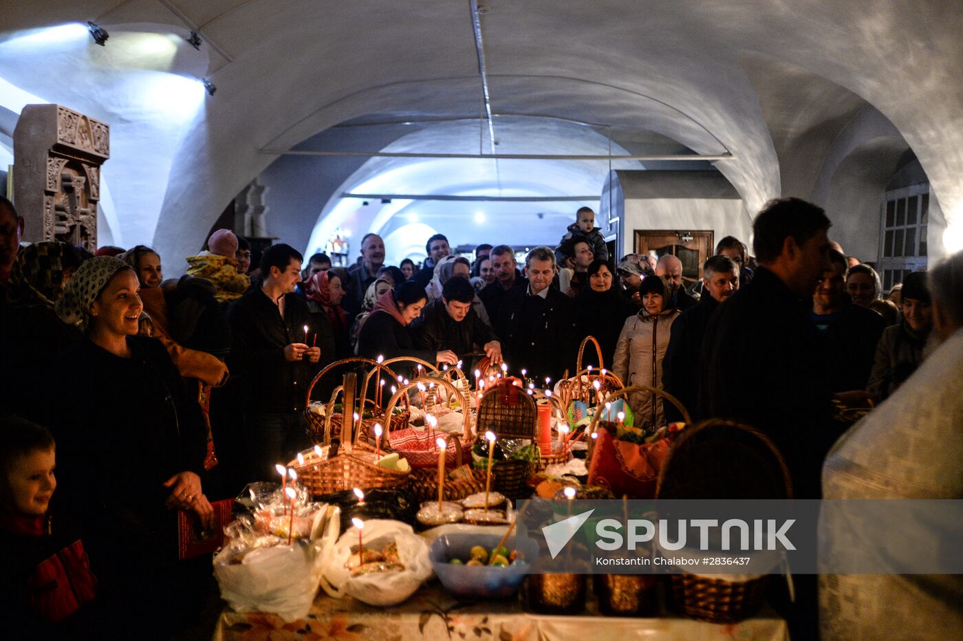 Easter celebrated in Russia