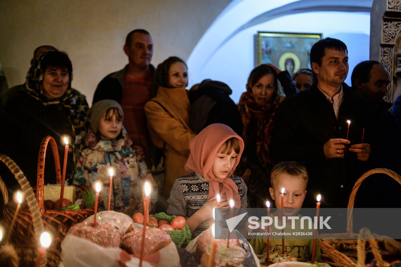 Easter celebrated in Russia
