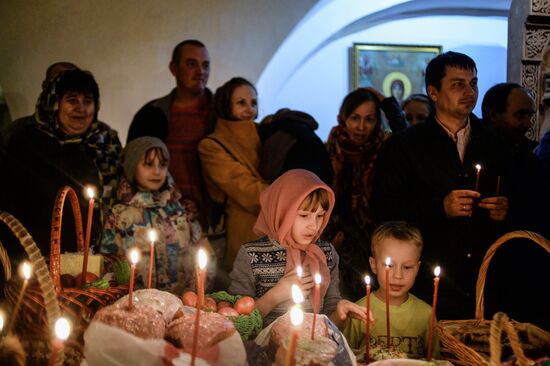 Easter celebrated in Russia
