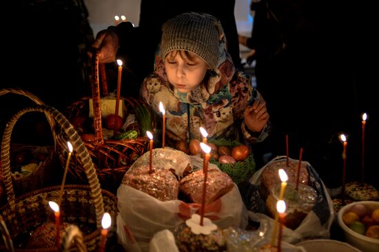 Easter celebrated in Russia