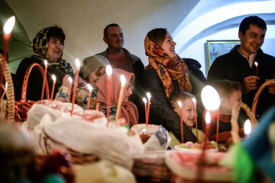 Easter celebrated in Russia