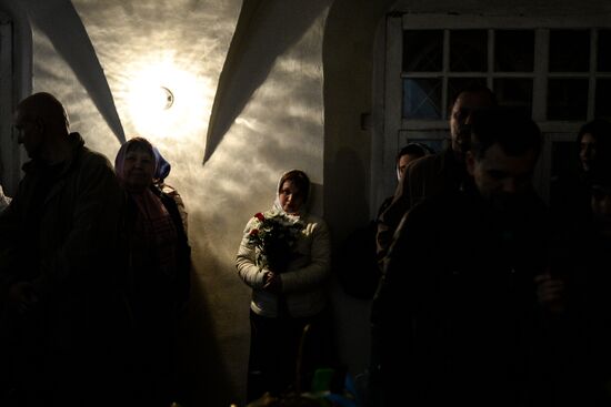 Easter celebrated in Russia