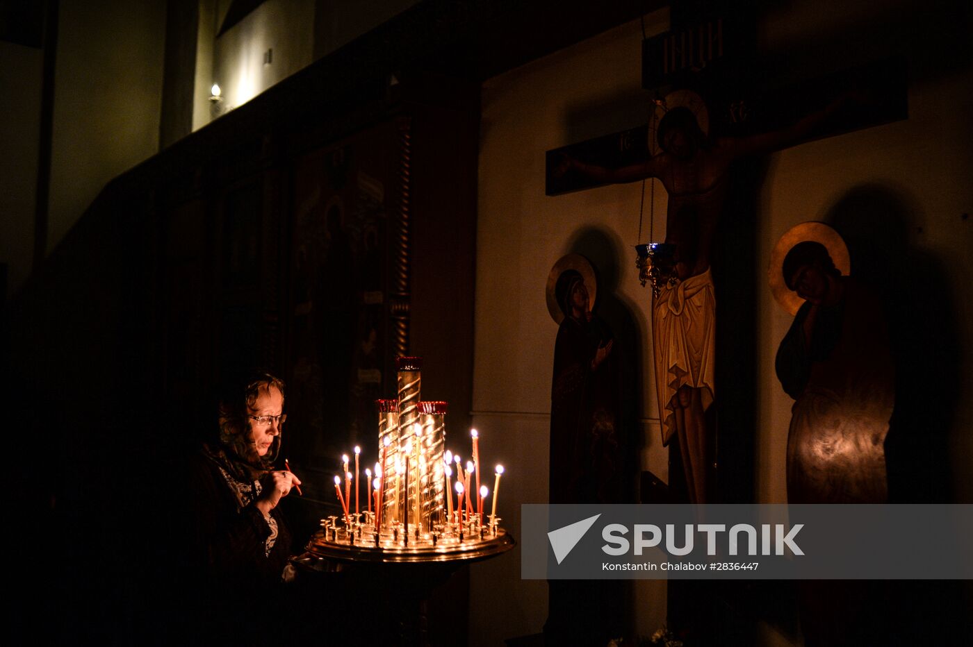 Easter celebrated in Russia