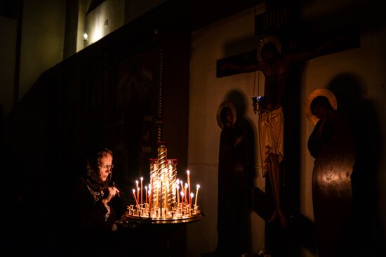 Easter celebrated in Russia