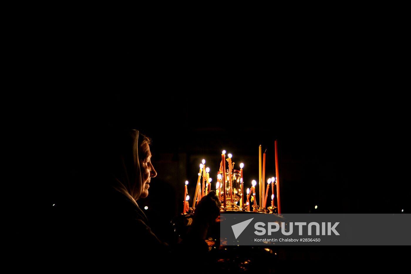 Easter celebrated in Russia