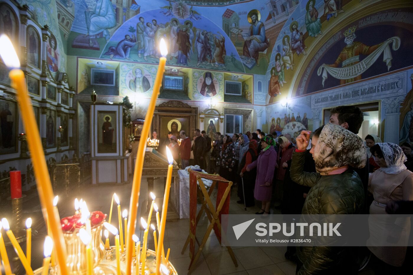 Easter celebrated in Russia