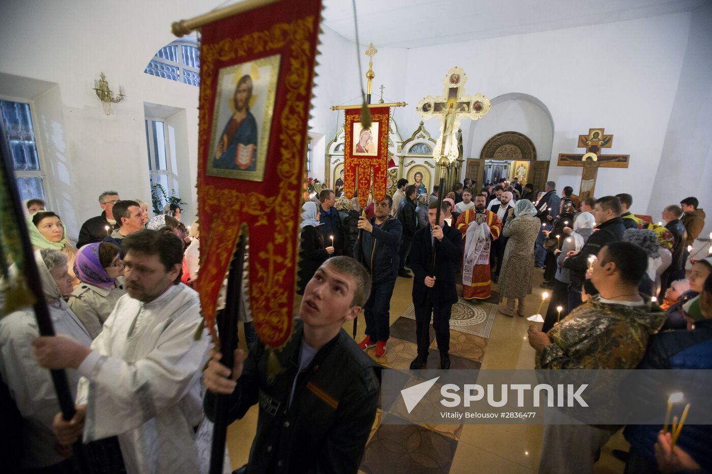 Easter celebrated in Russia