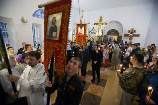 Easter celebrated in Russia