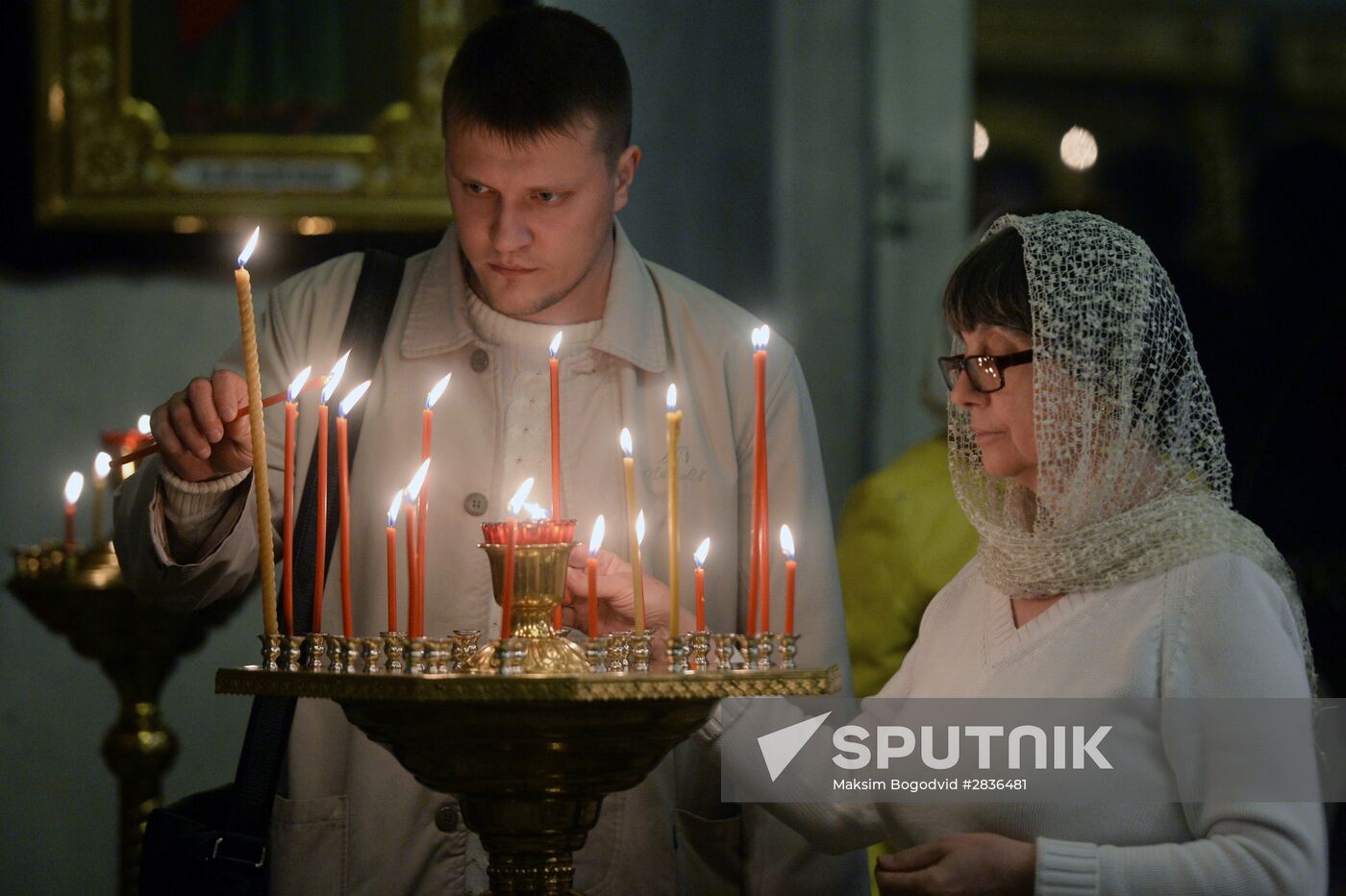 Easter celebrated in Russia